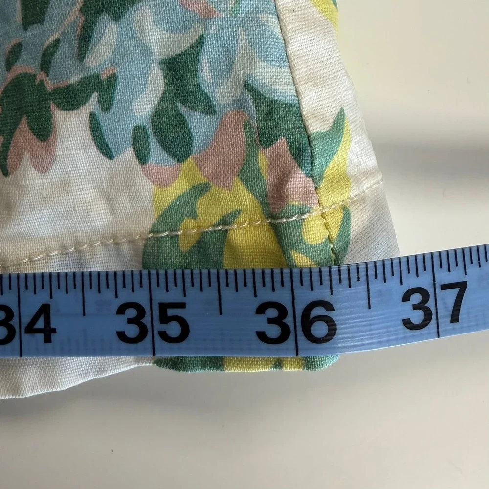 Anthropologie By Anthropologie A+ Mellie Hydrangea Swing Raincoat Blue Floral - Picture 11 of 15
